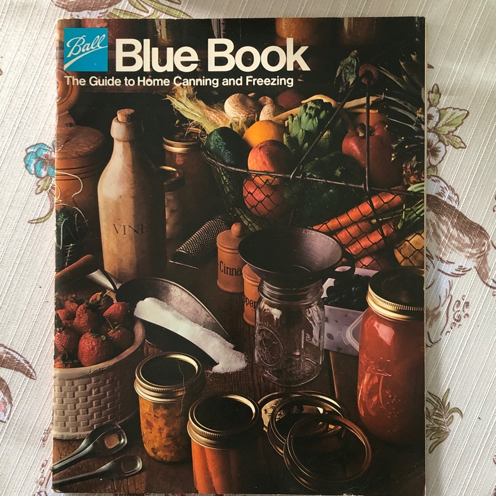 Blue Book Home Canning Guide - Orange Cover